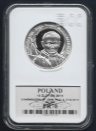 10 zł 2014 - KANONIZACJA JANA PAWŁA II - 27.04.2014 - GRADING