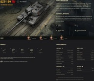 Czołg premium World of Tanks - DZT-159 + dodatki - World of Tanks x Chudy