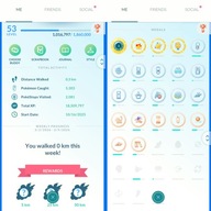 Pokemon GO konto Level 53, 60x Legendary, 42x IV100, 19x Shiny, 9x Mythical