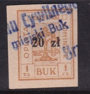 BUK, Urząd Stanu Cywilnego , opłata administracyjna, 20 zł /DE/