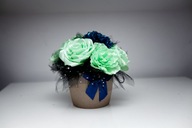 Rękodzieło Skład Prezentów bukiecik w doniczce