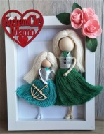 Pamiątka na dzień mamy - makrama