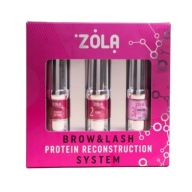 Zestaw do laminowania brwi rzęs ZOLA Protein Reconstruction System
