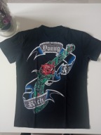 James Jones czarna koszulka t-shirt bawełna r L