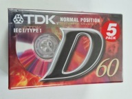 TDK D-60EB D60 KASETA MAGNETOFONOWA