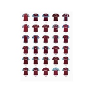 „Historia Koszulek West Ham United” – Kolekcjonerski Plakat Piłkarski