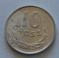 10 GROSZY ALUMINIUM POLSKA 1976 ROK PRL PIĘKNA