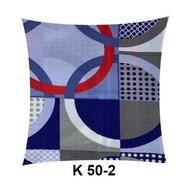 Poszewka z kory 40x40 jasiek z bawełny gofrowanej K 50-2 kólka nieb-szare