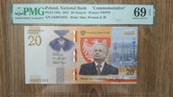 20zł 2021 Lech Kaczyński PMG 69 EPQ