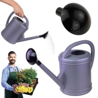 KONEWKA OGRODOWA DUŻA SZARA ZDEJMOWANE SITKO DO KWATÓW WARZYW ROŚLIN 10L