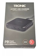 ŁADOWARKA TRONIC 4 PORT USB CHARGER 65W STAN 10/10 2XUSB- C 2X USB-A