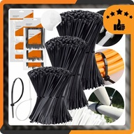 Zestaw Opasek Zaciskowych Kablowych MIX 300szt Trytytki Ziperki Mocne UV
