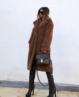 Luksusowy Płaszcz Teddy Bear MANGO Lewandowska S