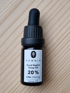 Hemnia Good Night's Sleep Konopny olej 20%, 2000 mg CBN, 250 mg CBD, 10 ml