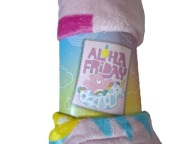 Koc flanelowy CARE BEARS 130x160