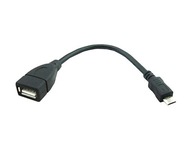 Adapter zestaw 2 szt: OTG Przejściówka USB do micro USB Przewód OTG