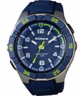 Męski młodzieżowy ZEGAREK XONIX QKB podświetlenie WR100M LATARKA