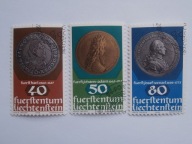 Liechtenstein - monety, medale - Mi.710-12 kasow.