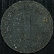 1 Reichspfennig 1940 A - Zn - ładny egzemplarz