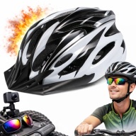 KASK ROWEROWY UNISEX NA ROWER ROLKI HULAJNOGE REGULOWANY WYGODNY 58-61cm