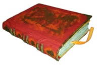 [nr 11] : A6 Mini Księga | 64k Notatnik czerwony |80g Rekwizyt | FaeryITEMS