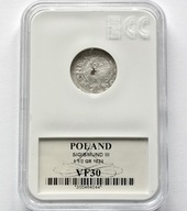 ZYGMUNT III WAZA 1 1/2 GROSZA - PÓŁTORAK 1624 / VF30 GCN