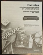 TECHNICS ST-GT650/550 ES,FR instrukcja tunera radia