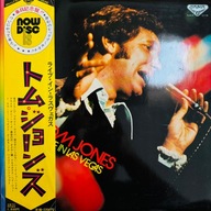 Tom Jones Live In Las Vegas EX+/EX+ Japan Obi LP 1973 London Records NAX 01