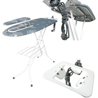 DESKA DO PRASOWANIA 120×38 CM,GNIAZDO 1,8 M+RĘKAWNIK,REGULACJA WYSOKOŚCI