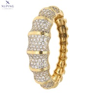 71844 BRANSOLETKA 18K POZŁACANA 53/19 MM bangle sztywna z cyrkoniami