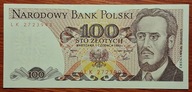 PRL 100 zł 1982 LK 2723993 Papier kremowy Stan unc