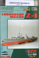 GPM 256: niszczyciel Z-1 LEBERECHT MAASS + wręgi