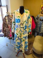 Garsonka L/XL niebieskie kwiaty Italy !!!