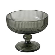 Pucharek do deserów i lodów z zielonego szkła