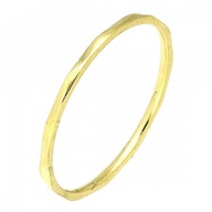 79177 Pierścionek obrączka 1,2 mm złota stal chirurgiczna średnica 17 mm