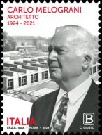 Włochy 2024 Znaczek 4607 ** architekt architektura