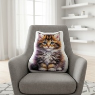 Poduszka kształtka przytulanka kotek 40cm