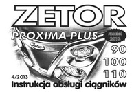 Zetor Proxima Plus 90, 100. 110 model 2013 - instrukcja obsługi PL (2013)