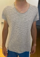 T shirt w paski select Home indigo M modny wygodny