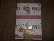 PAPIER PAKOWY DLA MAMY 2 ARKUSZED I 2 TAGI