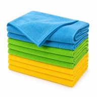 Kolorowe ściereczki ręcznik z mikrofibry zestaw 10 szt ściereczek 30x30 cm