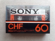 Kaseta Sony CHF 60, wersja na Iran, rok 1982