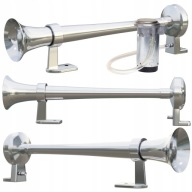 Klakson pneumatyczny VIGO 12V cynkowy 9,2x45 cm