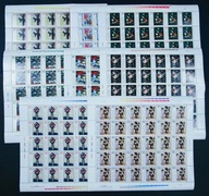 Arkusze Fi 3089-3096 ** 1989 Kwiaty w malarstwie