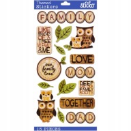 NAKLEJKI OZDOBNE DO PLANERA ZESZYTU KOMPLET NAKLEJEK NA WALIZKĘ NOWE