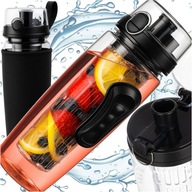 Bidon Butelka na Wodę Napój Szczelna Sportowa z Wkładem na Owoce 1l 1000ml