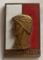 Odznaka Wzorowy żołnierz 2 stopnia z 1963.