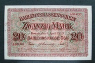 20 Marek 1918 Kowno seria A 964767