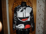CZARNA BLUZA Z MYSZKĄ MICKEY-ROZM UN