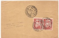 WARSZAWA 43-stempel -KOLEKTURA WOLANÓW -obieg 1939 rok -tylko przód koperty